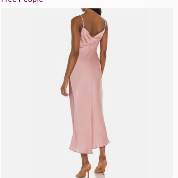 Nwot Free People revolve Smoke and Mirrors Maxi dress boho formal cocktail slip - Picture 2 of 9